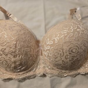 NWT French Affair Pink Lace Underwire Bra Size 40D